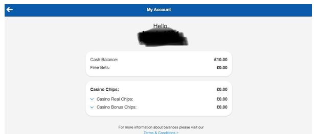 Betfred My Account