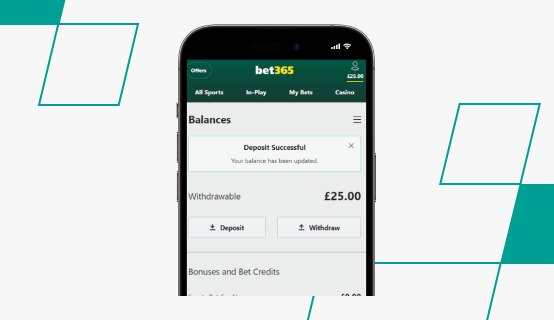 bet365 balance