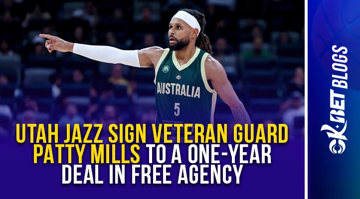 utah jazz sign with patty mills