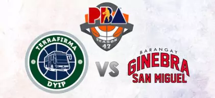pba ginebra vs terrafirma dec 18. Image graphics of 2 pba teams