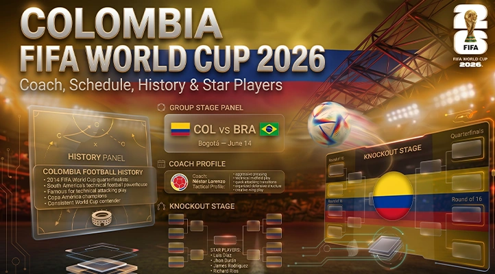 Colombia FIFA World Cup 2026_ Coach, Schedule, History & Star Players