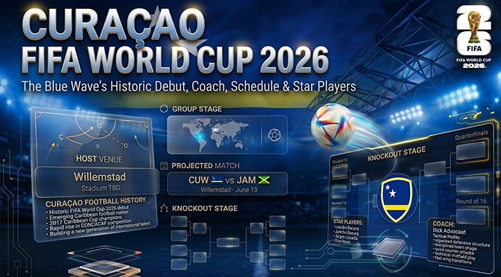 Cura&ccedil;ao FIFA World Cup 2026_ The Blue Wave's Historic Debut, Coach, Schedule & Star Players