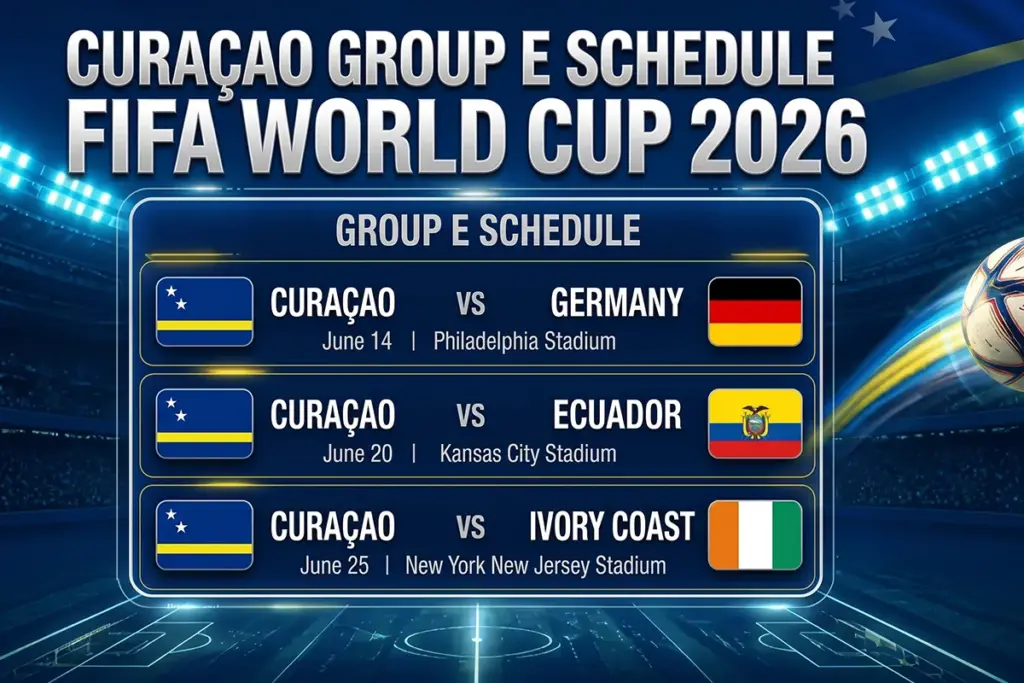 Curaçao Group D Schedule FIFA World Cup 2026